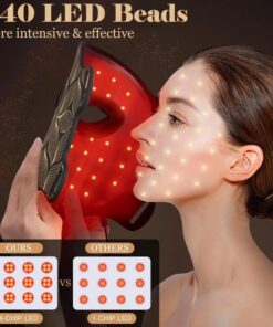 Alternative view of LED маска за лице с червена и инфрачервена терапия