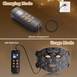 LED маска за лице с фотон терапия и 850nm NIR - Image 10