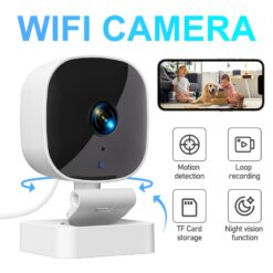 Alternative view of WiFi охранителна камера K7 1080P с нощно виждане и батерия