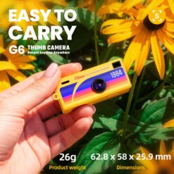 Alternative view of Мини ретро камера G6 с 32GB карта памет