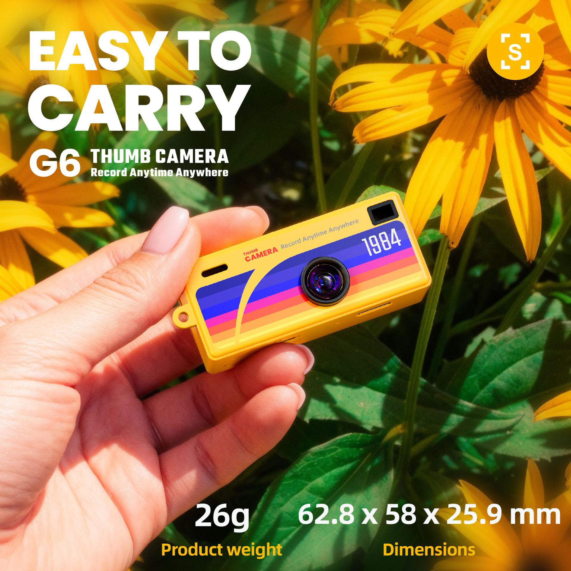 Мини ретро камера G6 с 32GB карта памет - Image 2