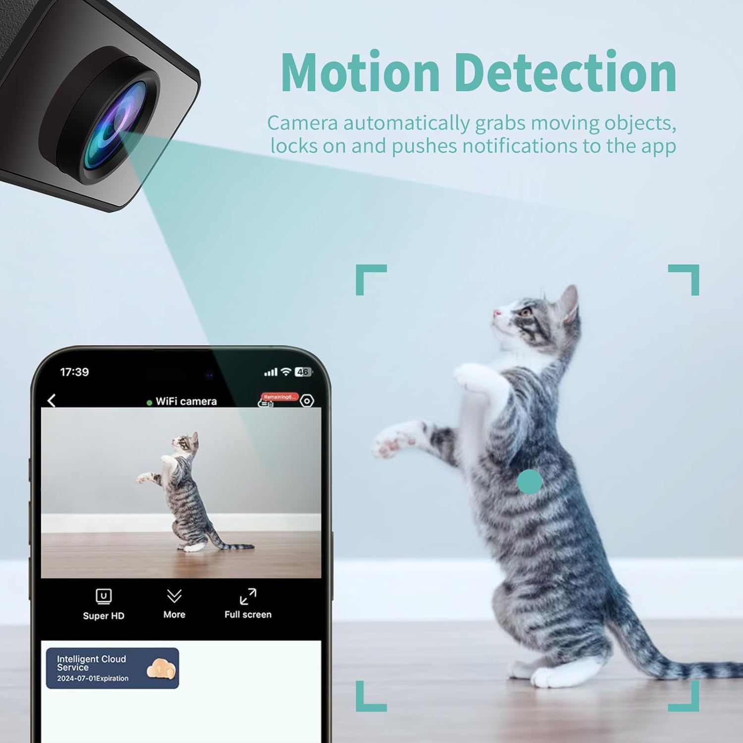 Мини WiFi охранителна камера с вградена батерия (5х3.5х1.5 см) - Image 5
